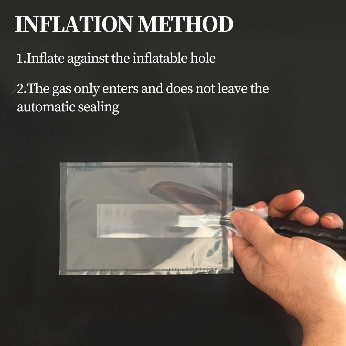 100pcs Inflatable Air Column Bag Bubble Wrap Cushion Packaging Buffer Filling - 10x20cm