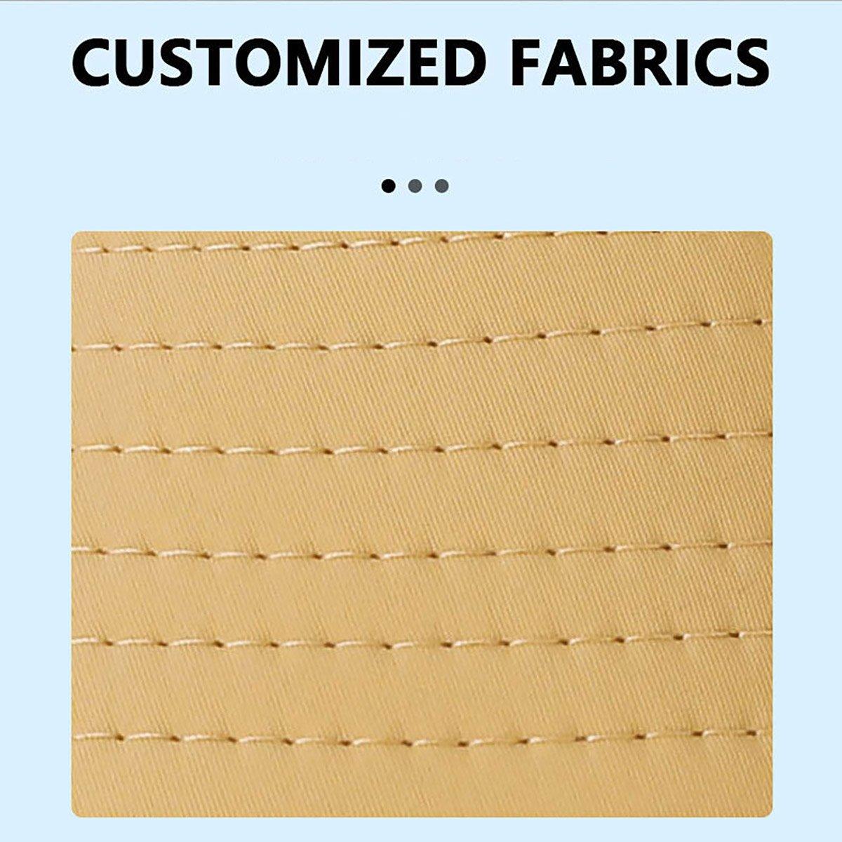 2PCS Outdoor Fisherman Hat Men Women Sun Protection Fishing Cap Bucket Hat - Pink