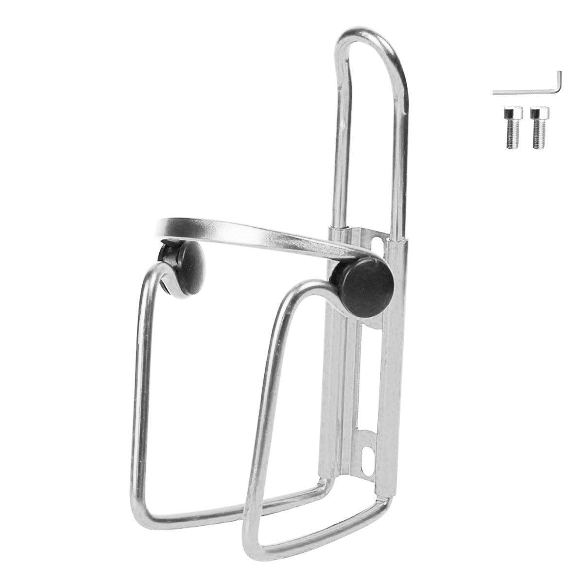 Durable Aluminum Alloy Water Bottle Holder for MTB Bike Bicycle Cycling Cage - Black