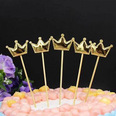 Happy Birthday Acrylic Cake Topper Cake Decoration Golden Silver Party - Gold-Moon Castle