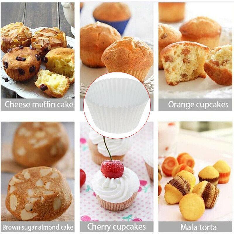 Patty Pans Muffin Cases Choc 600/Pk Cake Boards Cupcake Liners Boxes Baking Cups - 600PCS-3.5CM