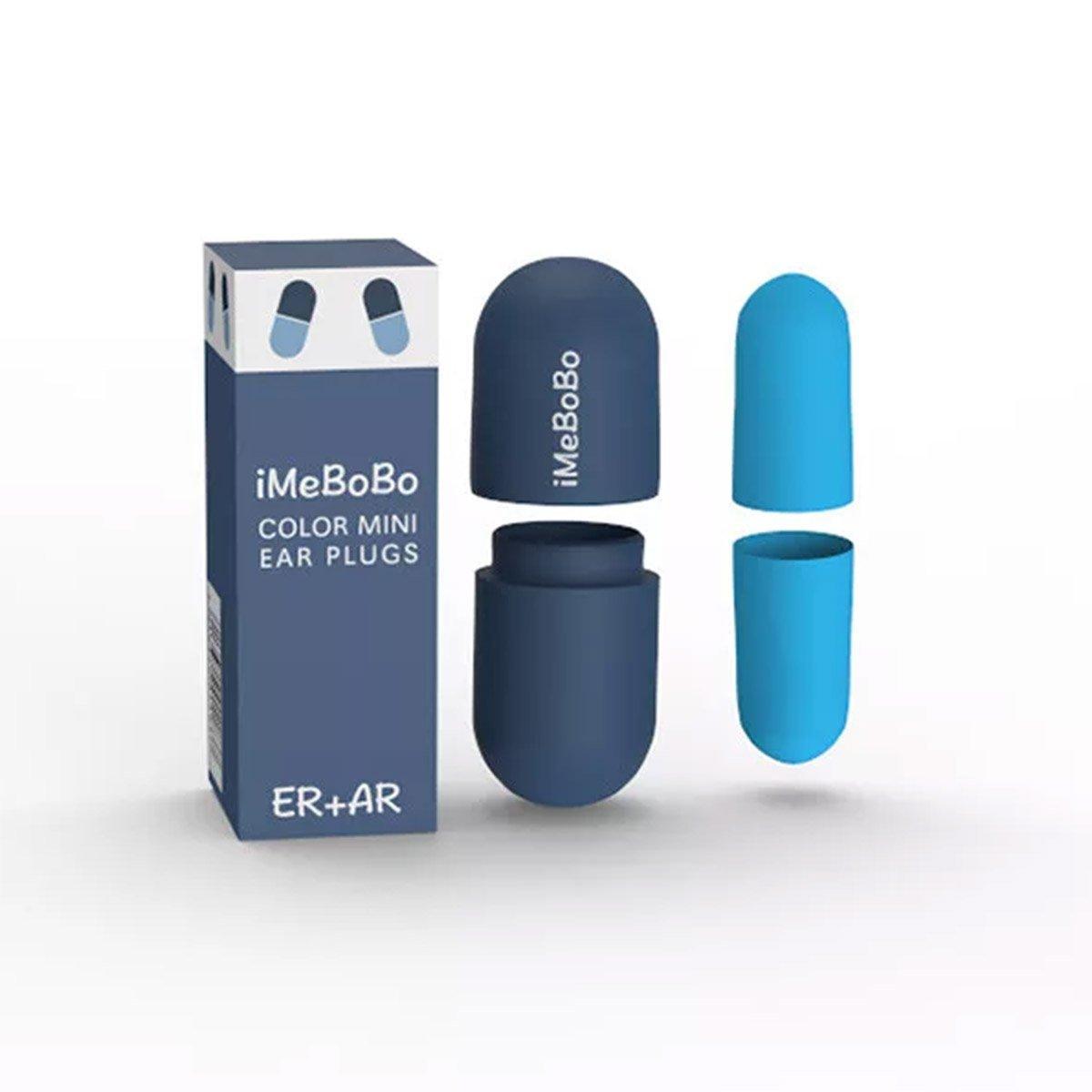 1/2/4 Pairs Soundproof Capsule Earplugs Noise Reduction Ear Plugs for Sleeping - 4pairs-Blue