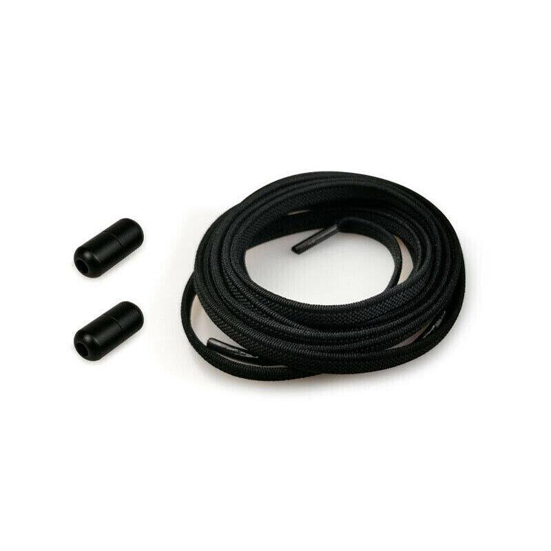 No Tie Locked Elastic Shoelace Shoe Lace Lazy Laces Sports Sneakers - White