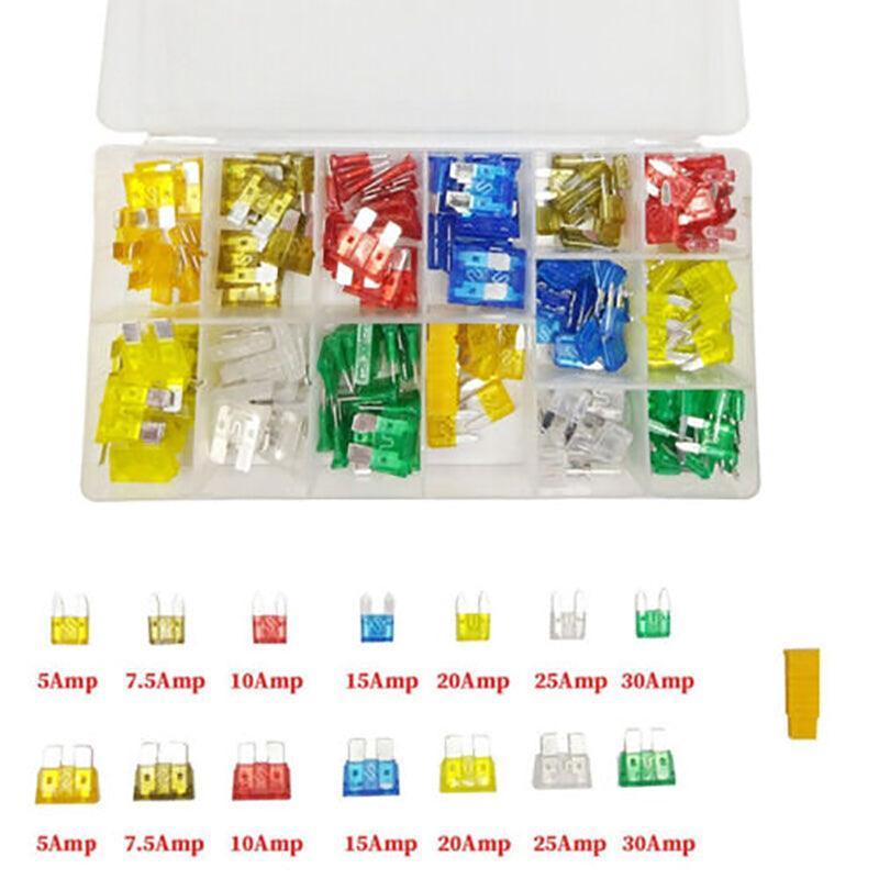 300Pcs Car Blade Fuses Assortment Assorted Kit Blade Set Auto Truck Automotive
