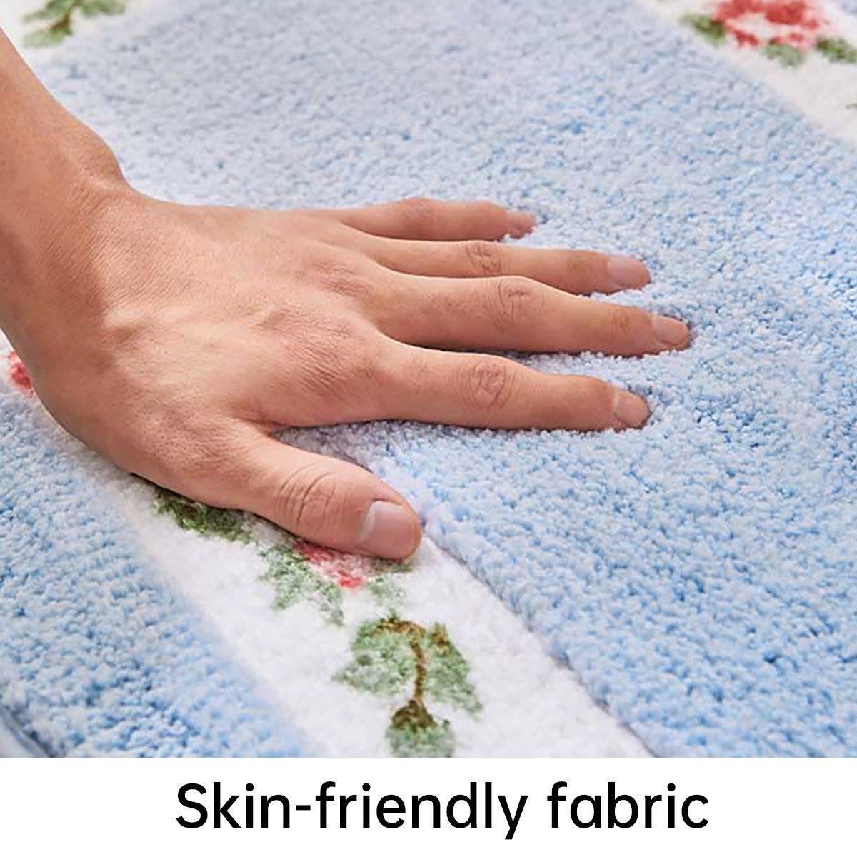 Non Slip Entry Mat Indoor Outdoor Mat Washable Foot Mat Foyer Bedroom - Red