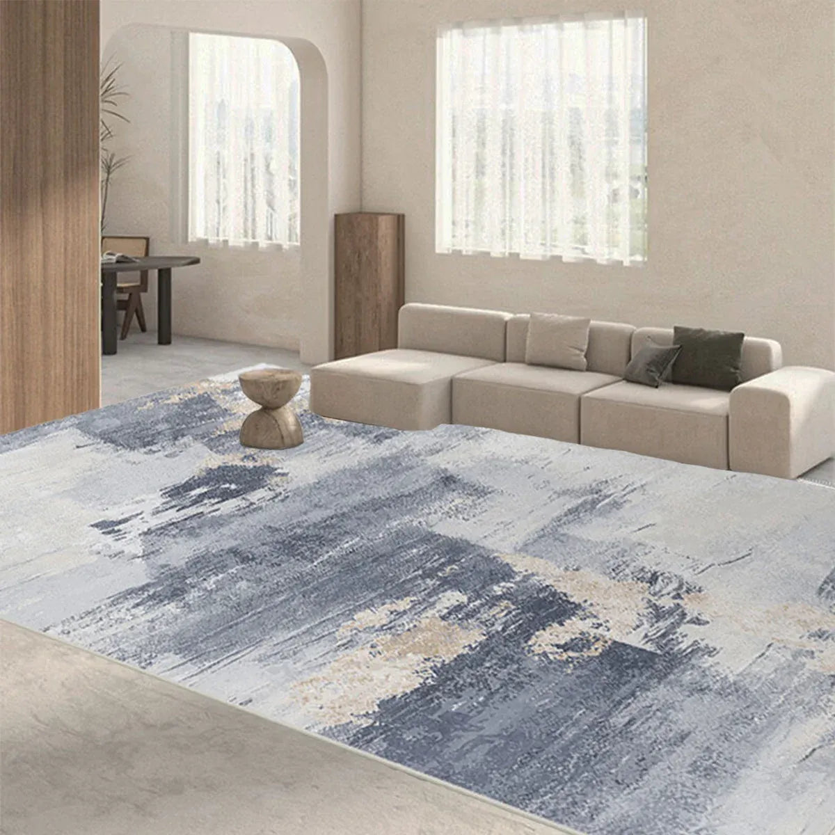 Living Room Carpet Anti Slip Soft Decorative Area Rug Home Floor Mat For Indoor