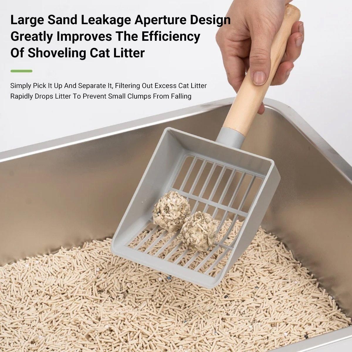 5-Piece Grey Cat Litter Box Set