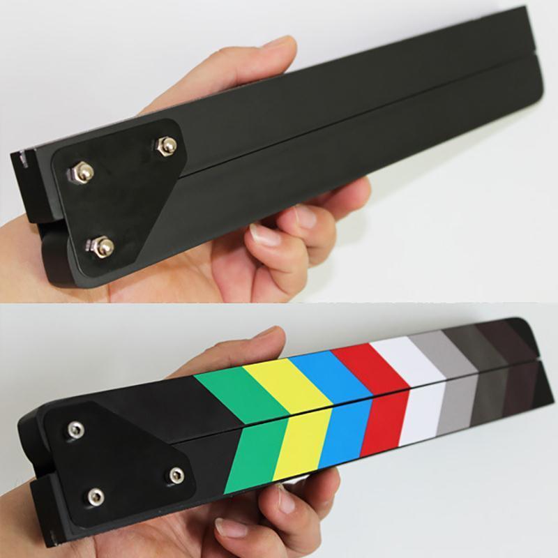 Acrylic Clapboard Dry Erase Director Film Movie Action Clapper Clap Board Slate