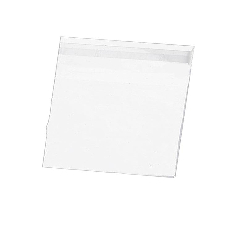 100X Translucent Plastic Candy Packaging Bags Self Adhesive Cookie Biscuit Bags - 10*13