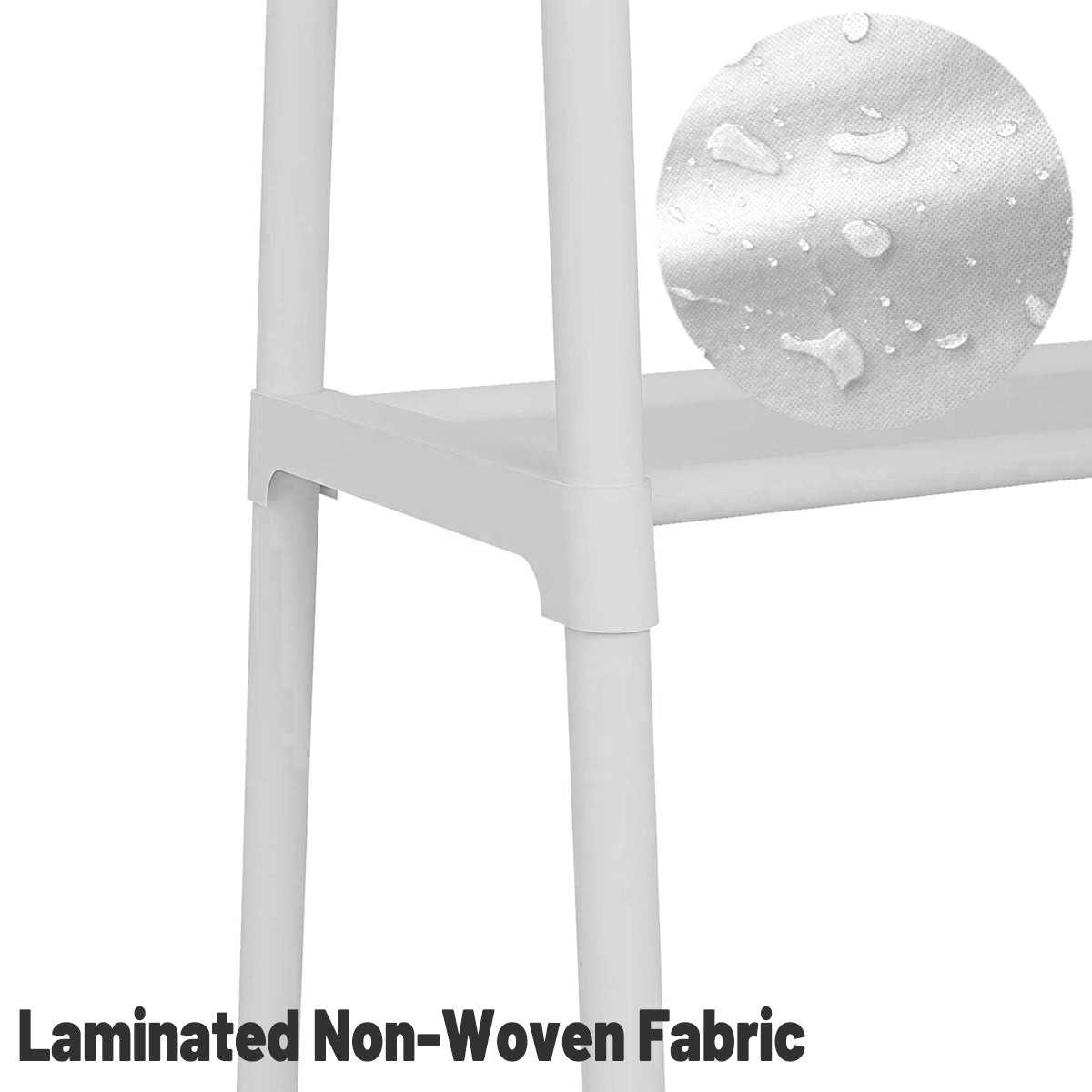 Clothes Drying Rack Floor Standing Coat Hanger V Belt Wheel Style for Bedroom