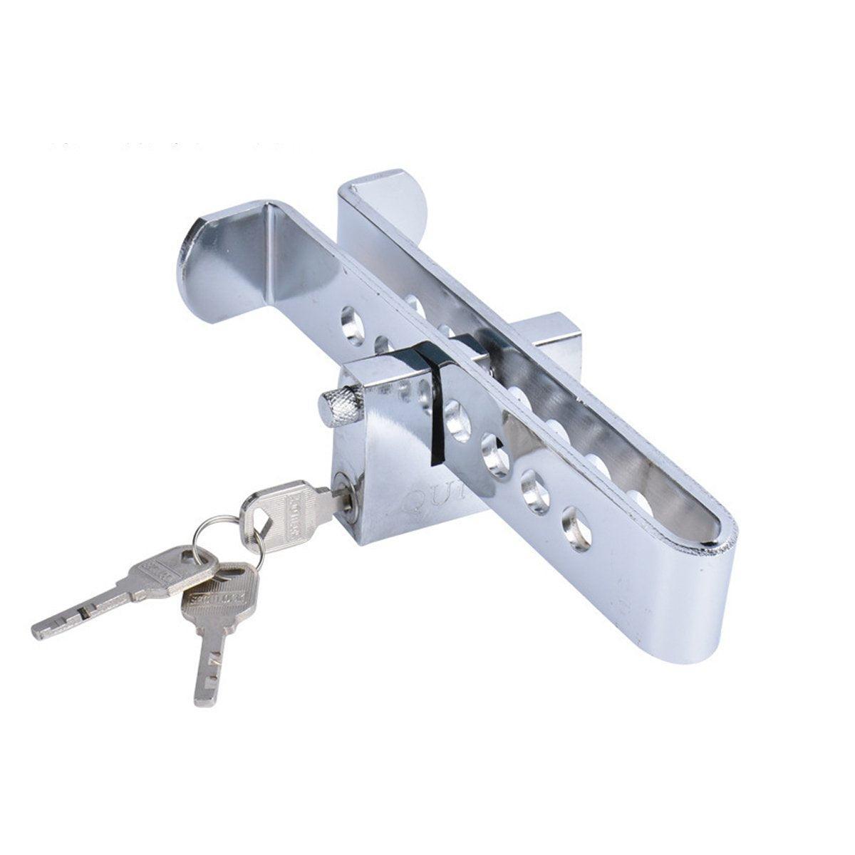 Universal Car Anti-Theft Clutch Throttle Brake Lock 8/9 Holes Security Lock - 9 holes