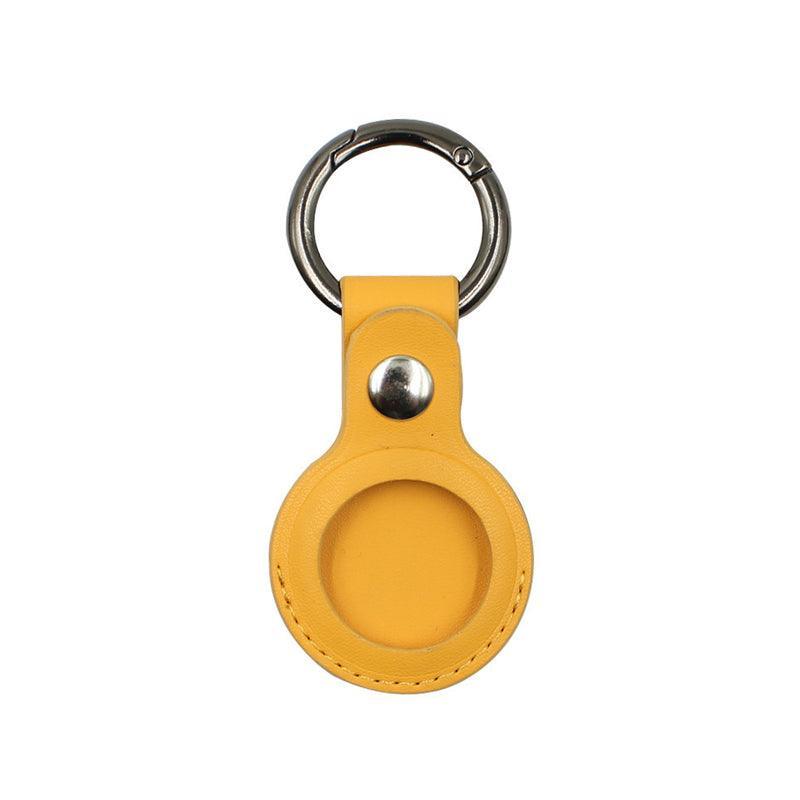 For Apple Airtag Leather Case Cover Air Tag Keychain Holder Sleeve Shell Tracker - Red