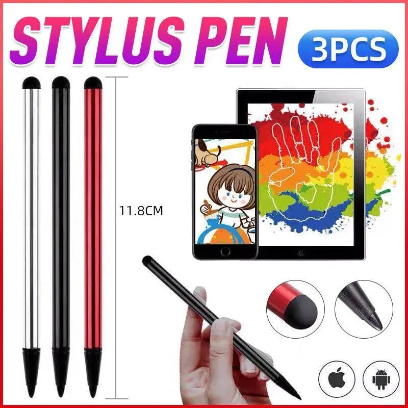 3X Universal Touch Screen Stylus Pen For Ipad Iphone Samsung Tab Lg Htc Pda - Silver *3 PCS