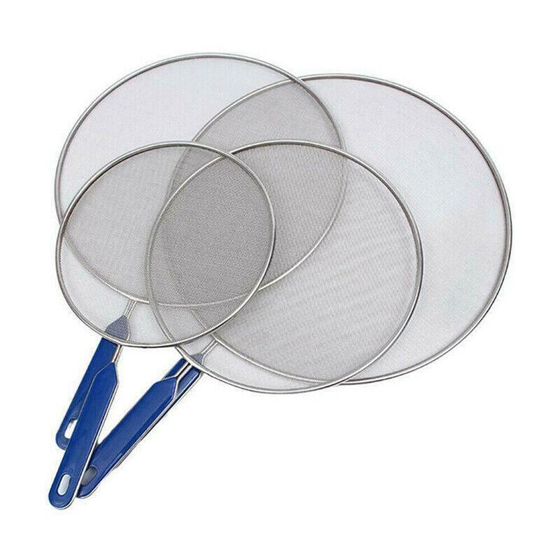 4Size Anti Splatter Guard Oil Net Splash Cover Pan Screen Kitchen Cooking Frying - 29CM