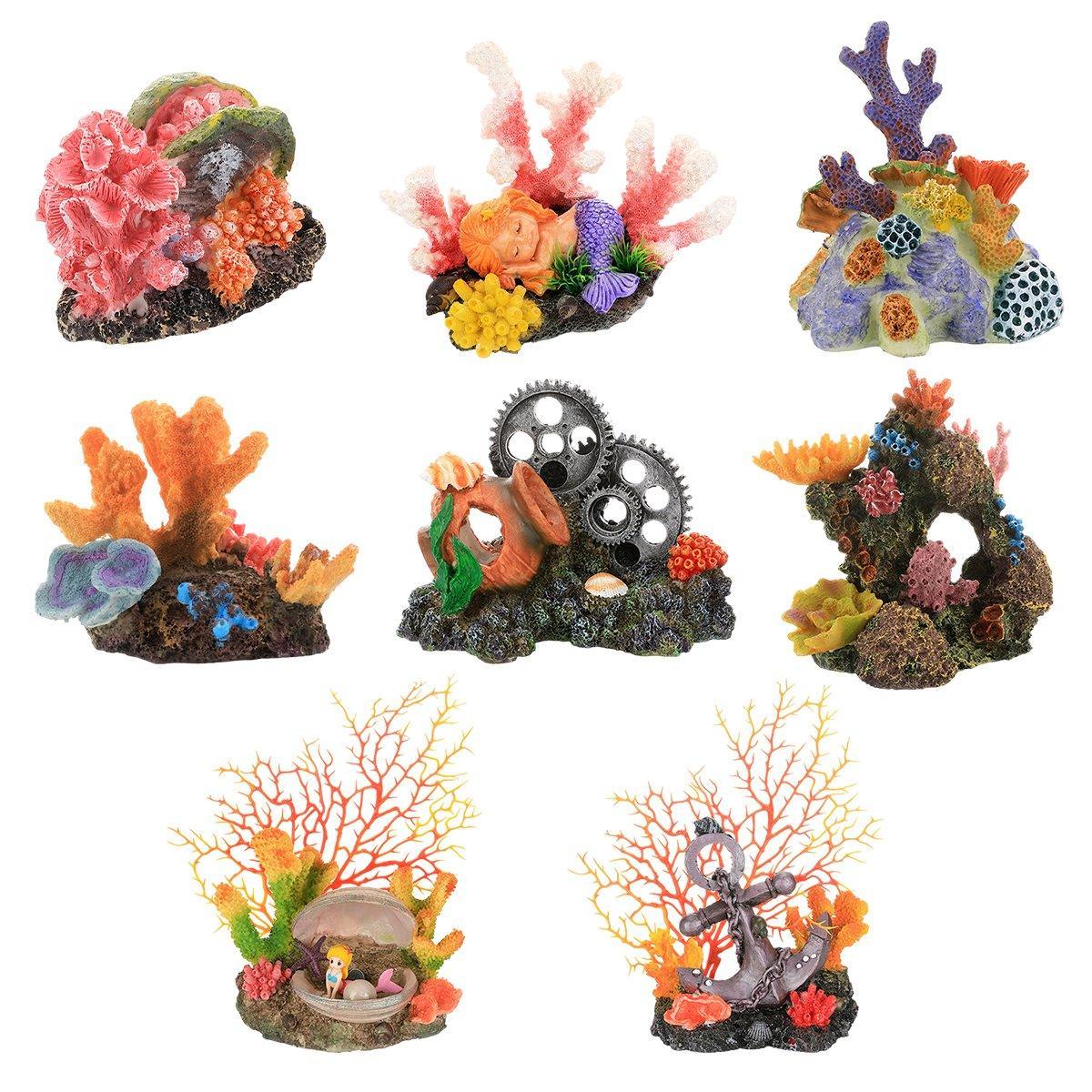 Aquarium Resin Coral Decorations for Fish Tank Marine Simulation Micro Landscape - GH1666