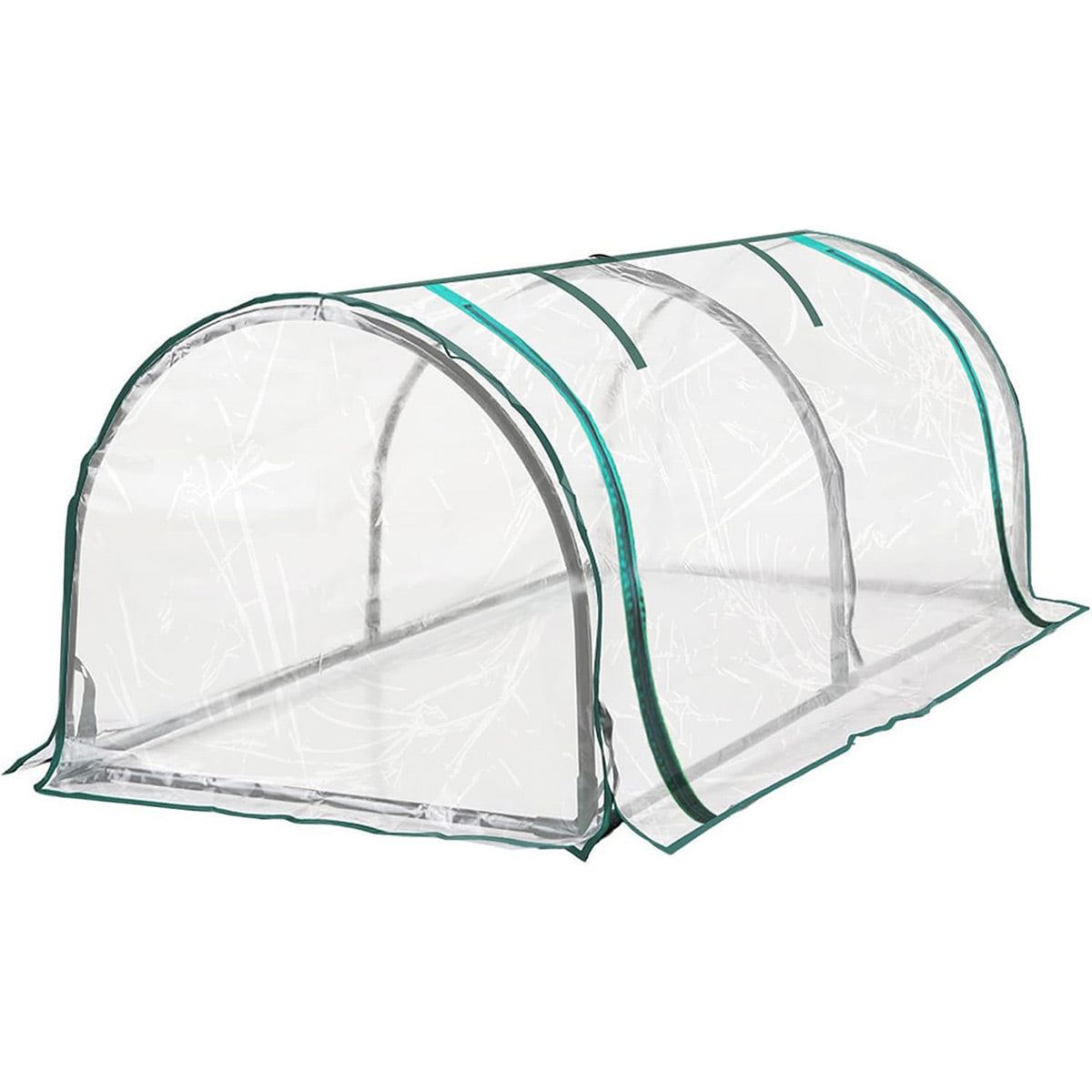 PVC Greenhouse Cover Replacement Plant Tent Garden Shelter No Frame - Transparent
