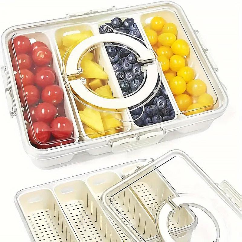 Refrigerator Crisper Storage Box Food Organizer Container for Kitchen Fridge