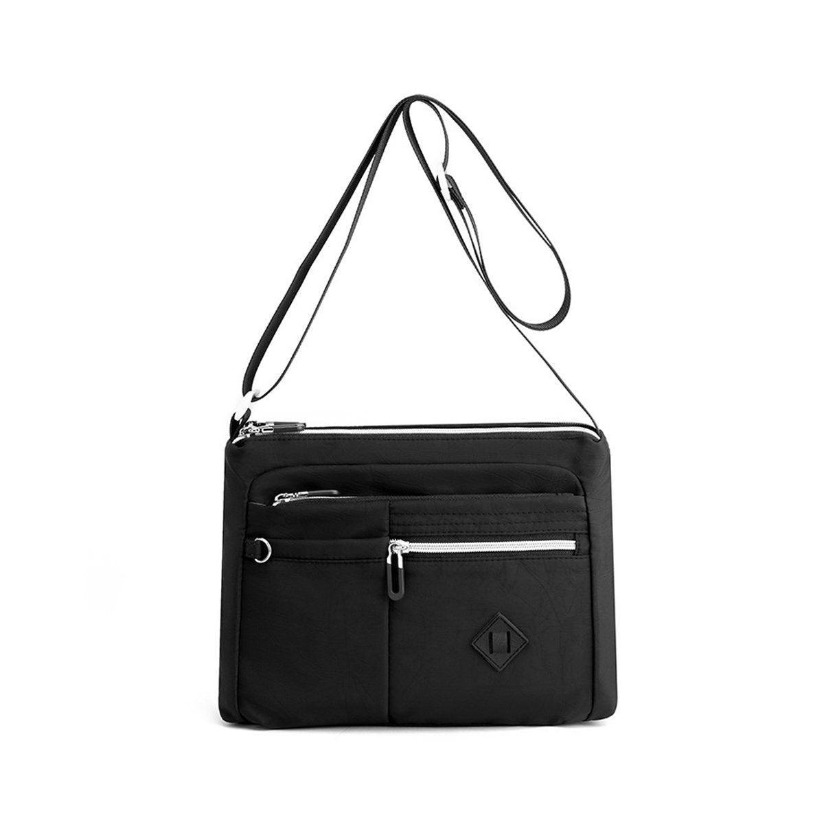 Ladies Large Capacity Crossbody Bag Single Shoulder Small Square Bag Handbag - Light Blue