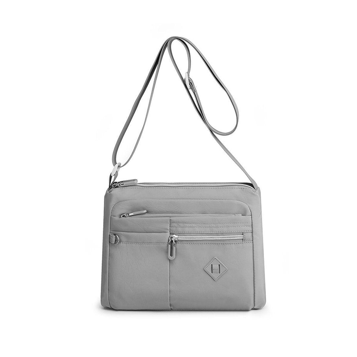 Ladies Large Capacity Crossbody Bag Single Shoulder Small Square Bag Handbag - Purple