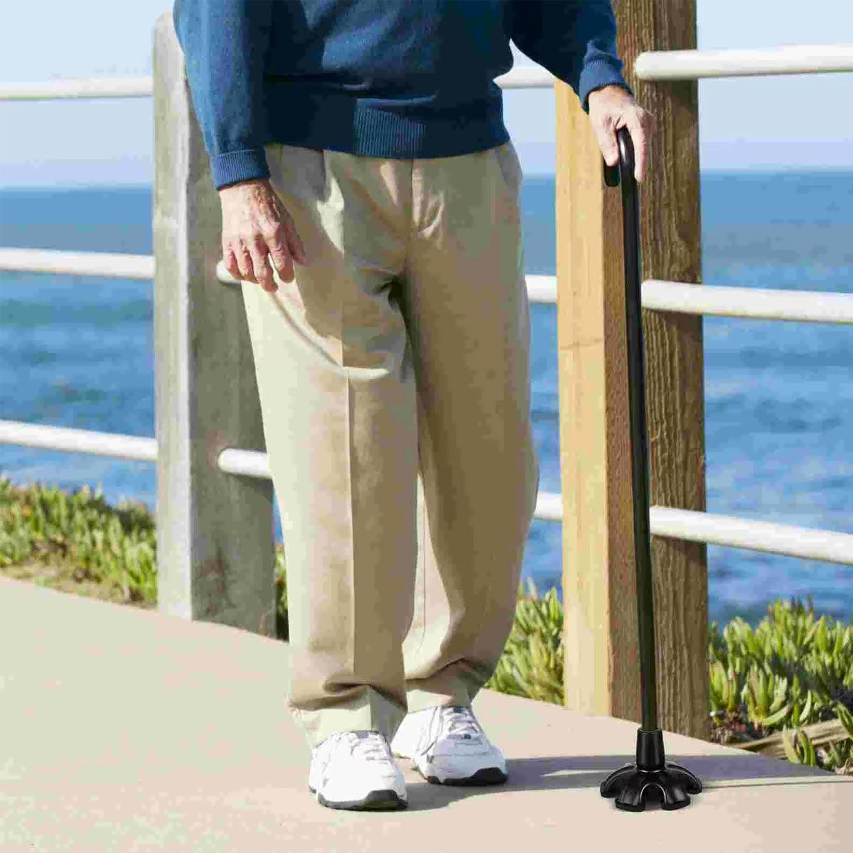 2PCS 19MM Non-Slip Rubber Foot Pads for Walking Cane Crutch Support Replacement