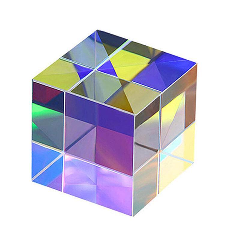 Glass Prism Cube 15 20 25mm RGB Dispersion Science Experiment or Storage Bag - Only 1PC Storage Bag