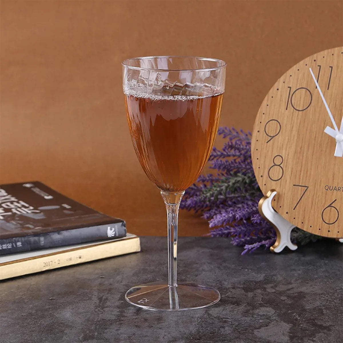 8-Piece 210 mL Plastic Wine Cup Set