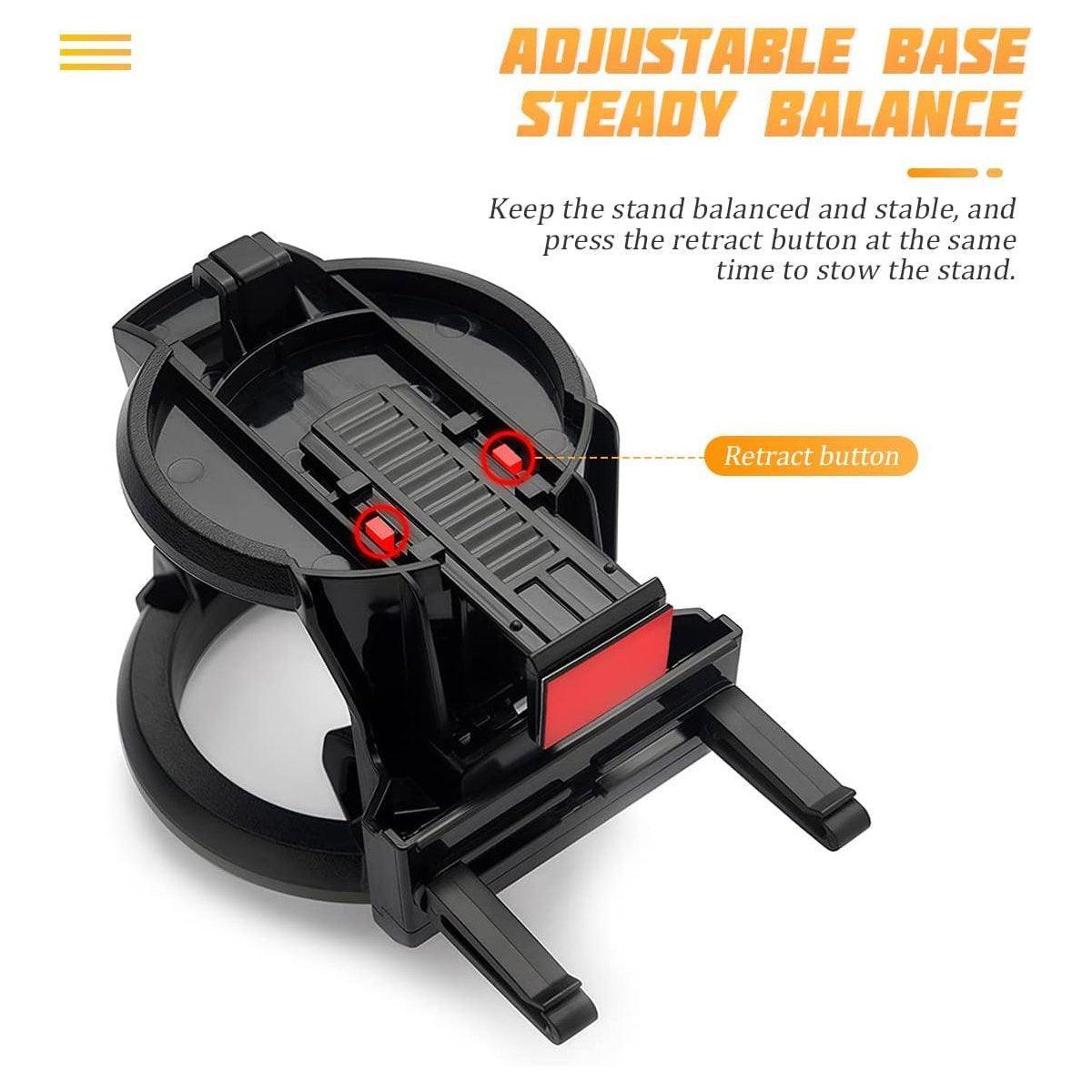 Universal Car Air Vent Cup Holder Beverage for Milk Tea Stand with Hook Bracket