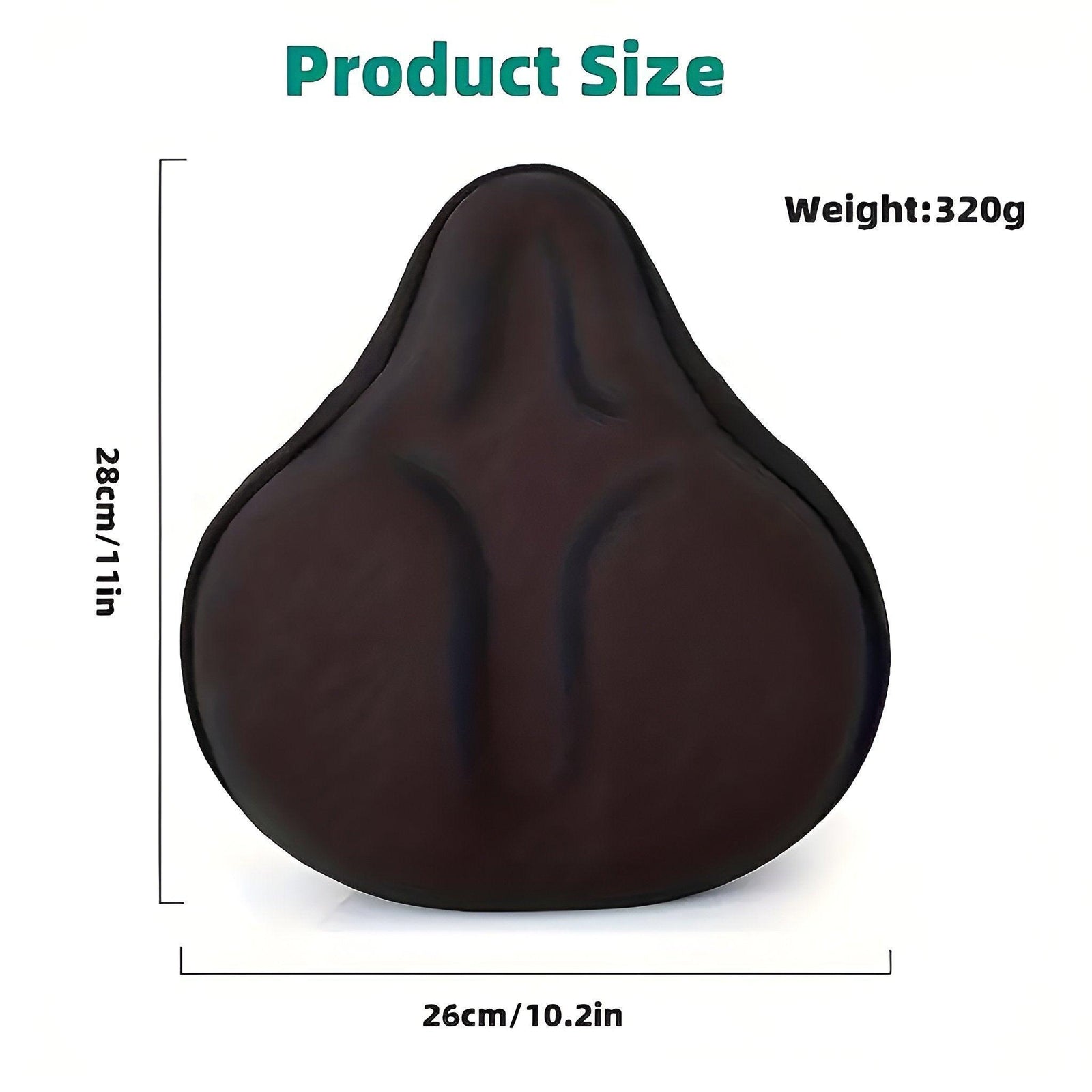 Soft Silicone Bicycle Seat Cover Comfortable Mountain Bike Cushion Thickened