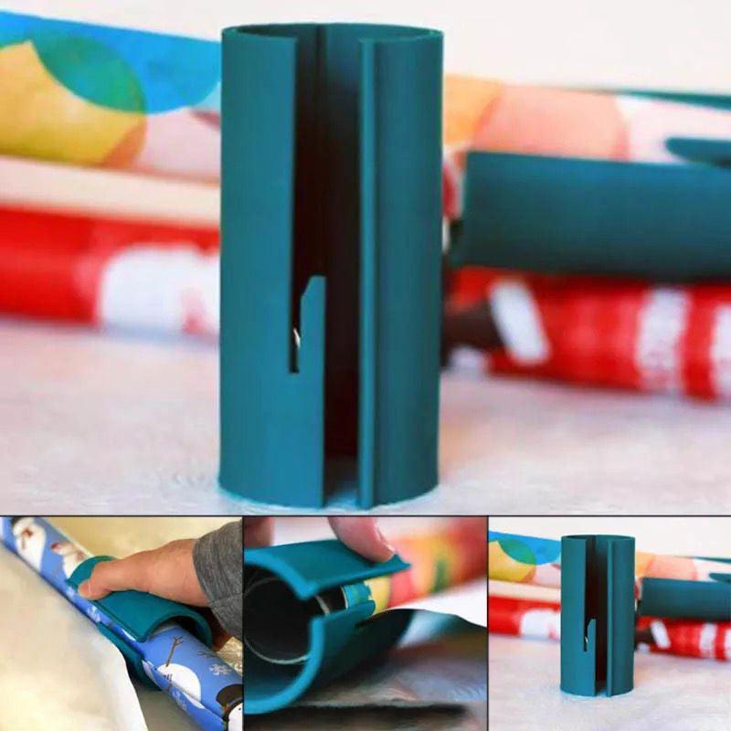 3PCS Sliding Wrapping Paper Cutter Christmas Gift Roll Cutting Tool