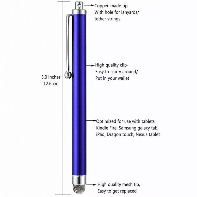 10 Pack Stylus Pens for Touch Screen Devices Compatible with iPhone iPad Samsung