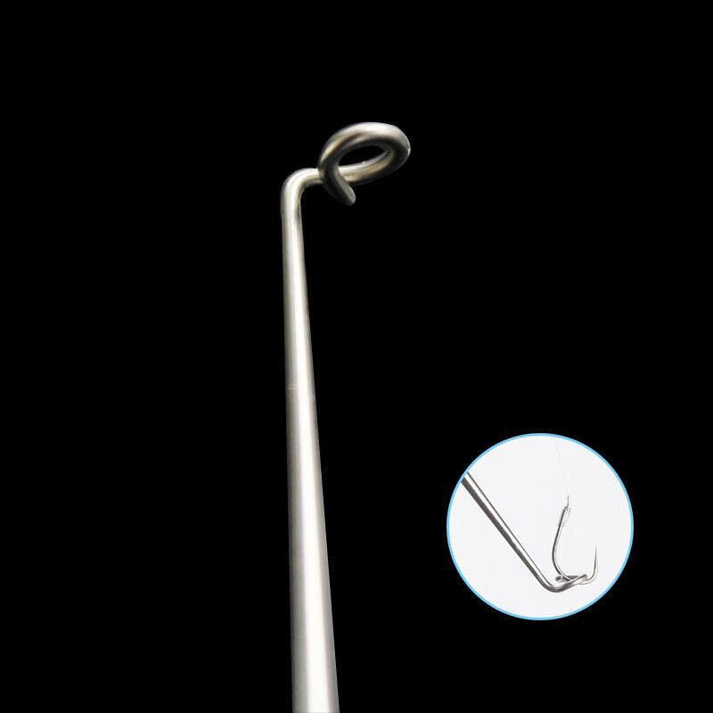 Fishing Hook Remover Stainless Steel Fishhook Dehooker Hook Detacher Extractor - Black