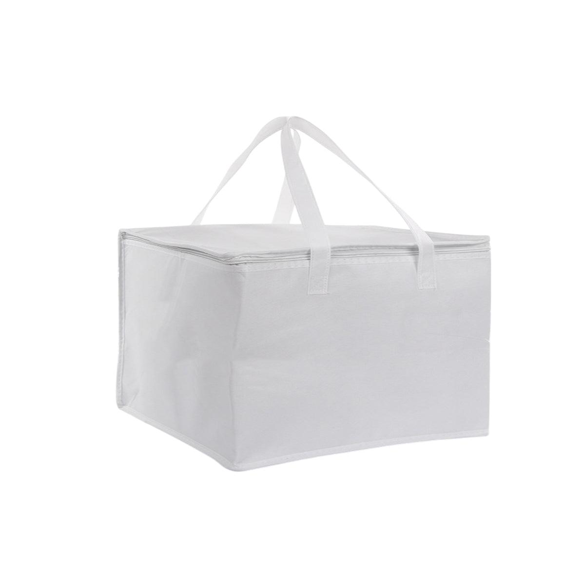 Pizza Delivery Bag Insulated Thermal Food Container Backpack Storage Insulated - White