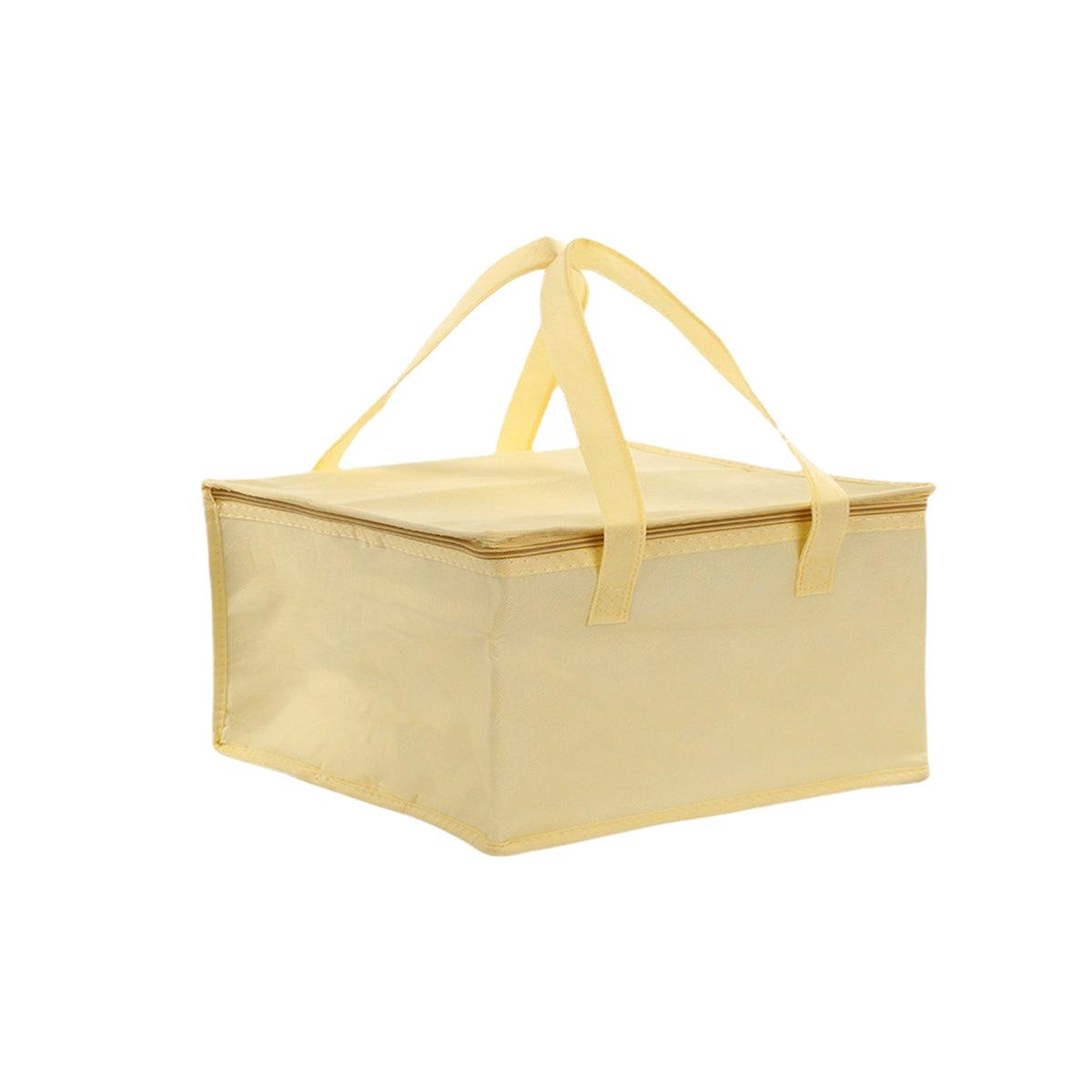 Pizza Delivery Bag Insulated Thermal Food Container Backpack Storage Insulated - White