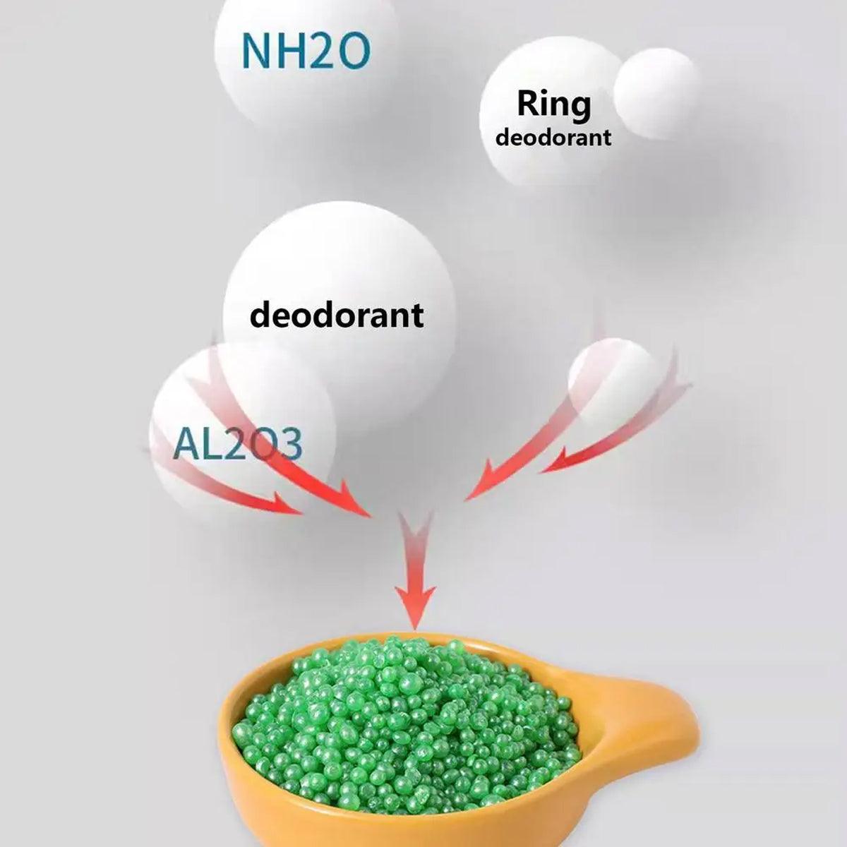 High Adsorption Cat Litter Deodorant Beads 250ml Long Lasting Odor Eliminator - Blue