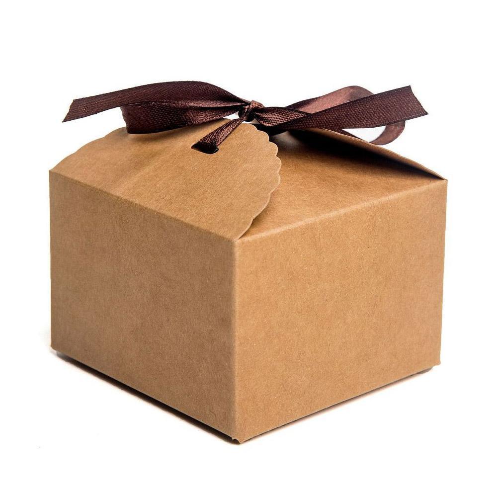 Premium Bakery Boxes: Elegant & Durable Cake Packaging - Multi-Color Options - Kraft