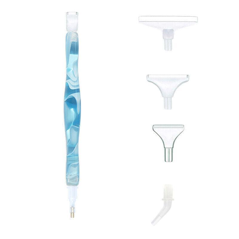 5D Resin Diamond Painting Pen Resin Point Drill Pens Cross Stitch Diy Craft Art - Purple