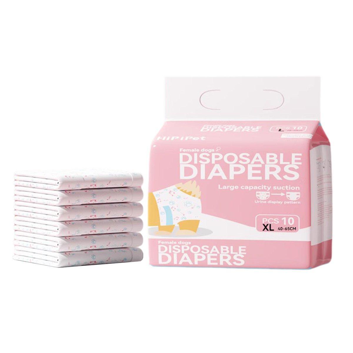 Dog Physiological Pants Pet Diaper Underwear for Hygiene and Incontinence Management - Female - L