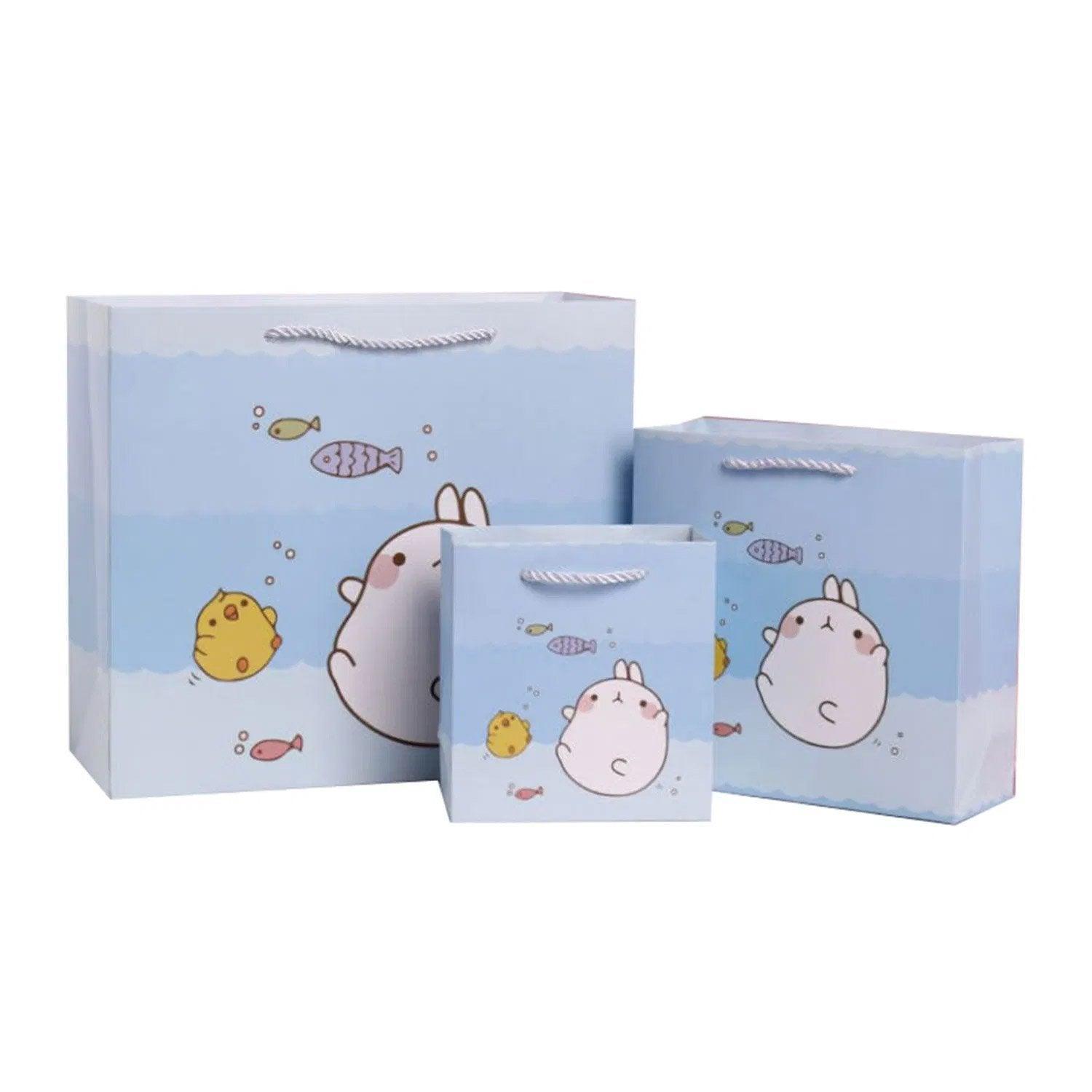 25x Creative Cartoon Animal Gift Bags Cute Birthday Party Favors Tote Paper Bags - Dinosaur-Paradise-25pcs-M