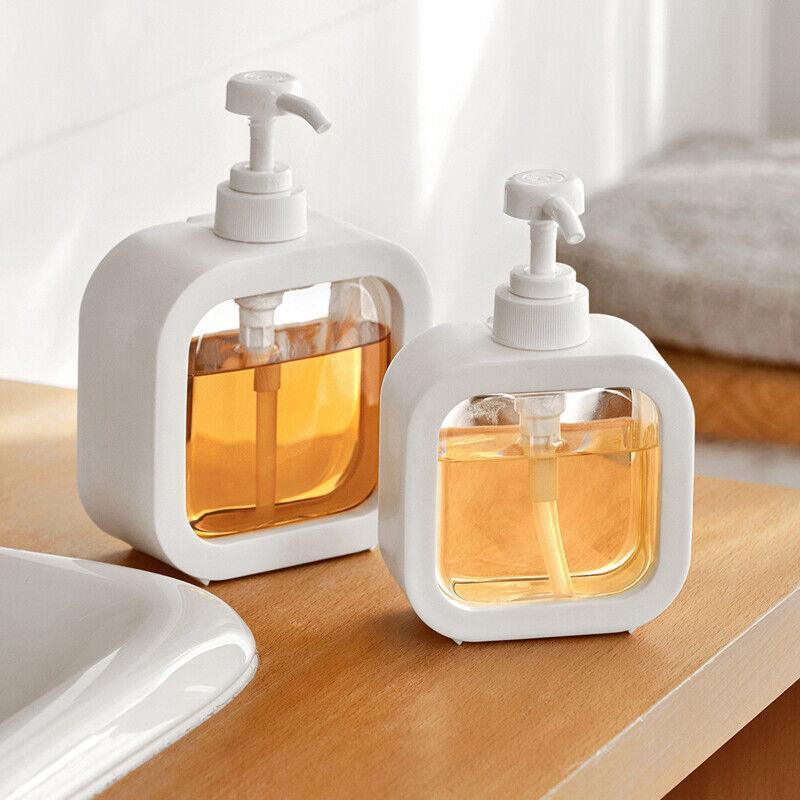 Plastic Pump Bottles For Bathroom Soap Shampoo Cream Lotion Dispenser Bottling - 300ML