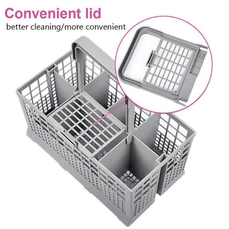 Universal Dishwasher Cutlery Basket Suits For Many Brands 240Mm X 135Mm X 122Mm