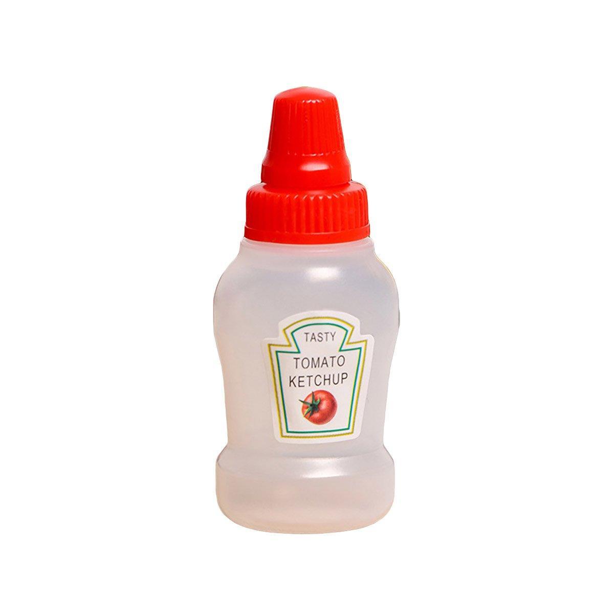 4pcs Mini Portable Sauce Box Condiment Dispensers for Picnic and Outdoor Use - Salad dressing