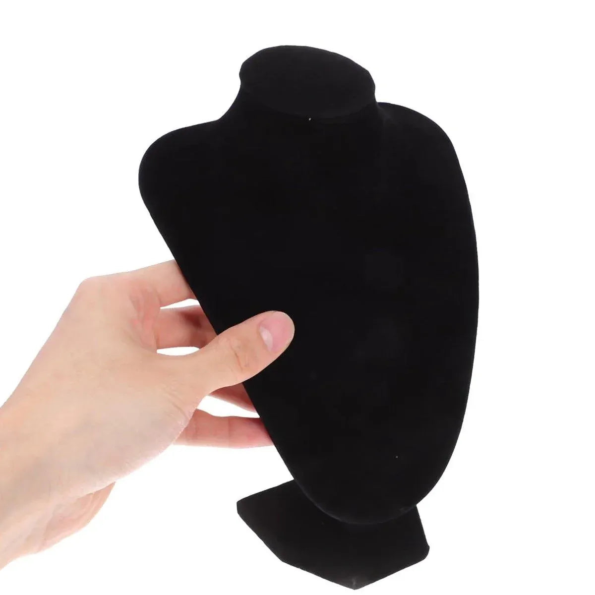 1-Piece Black Velvet Necklace Display Stand
