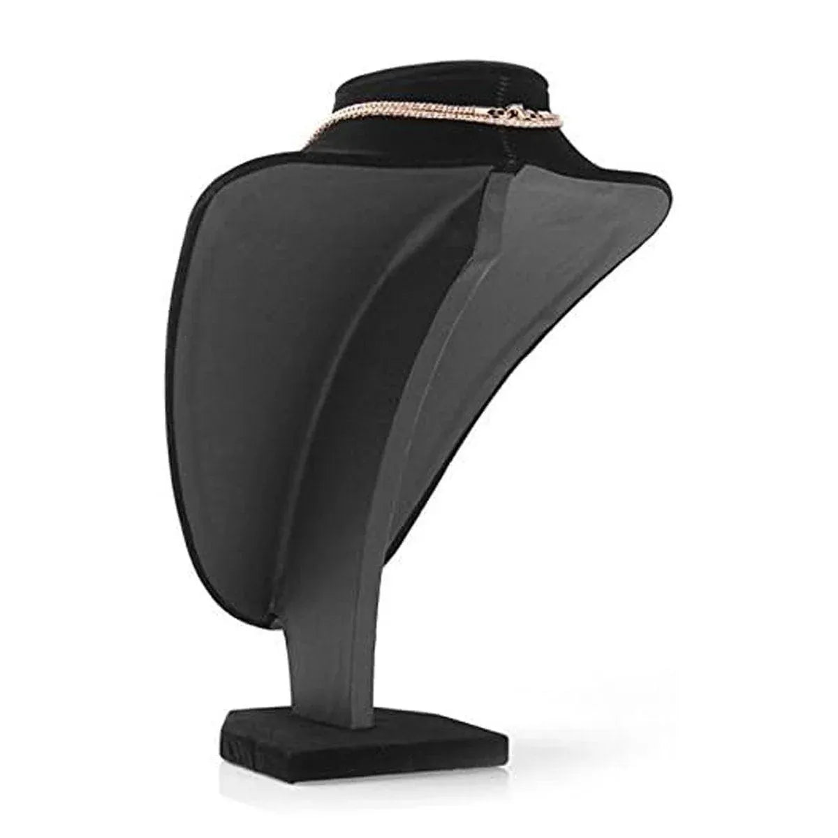 1-Piece Black Velvet Necklace Display Stand