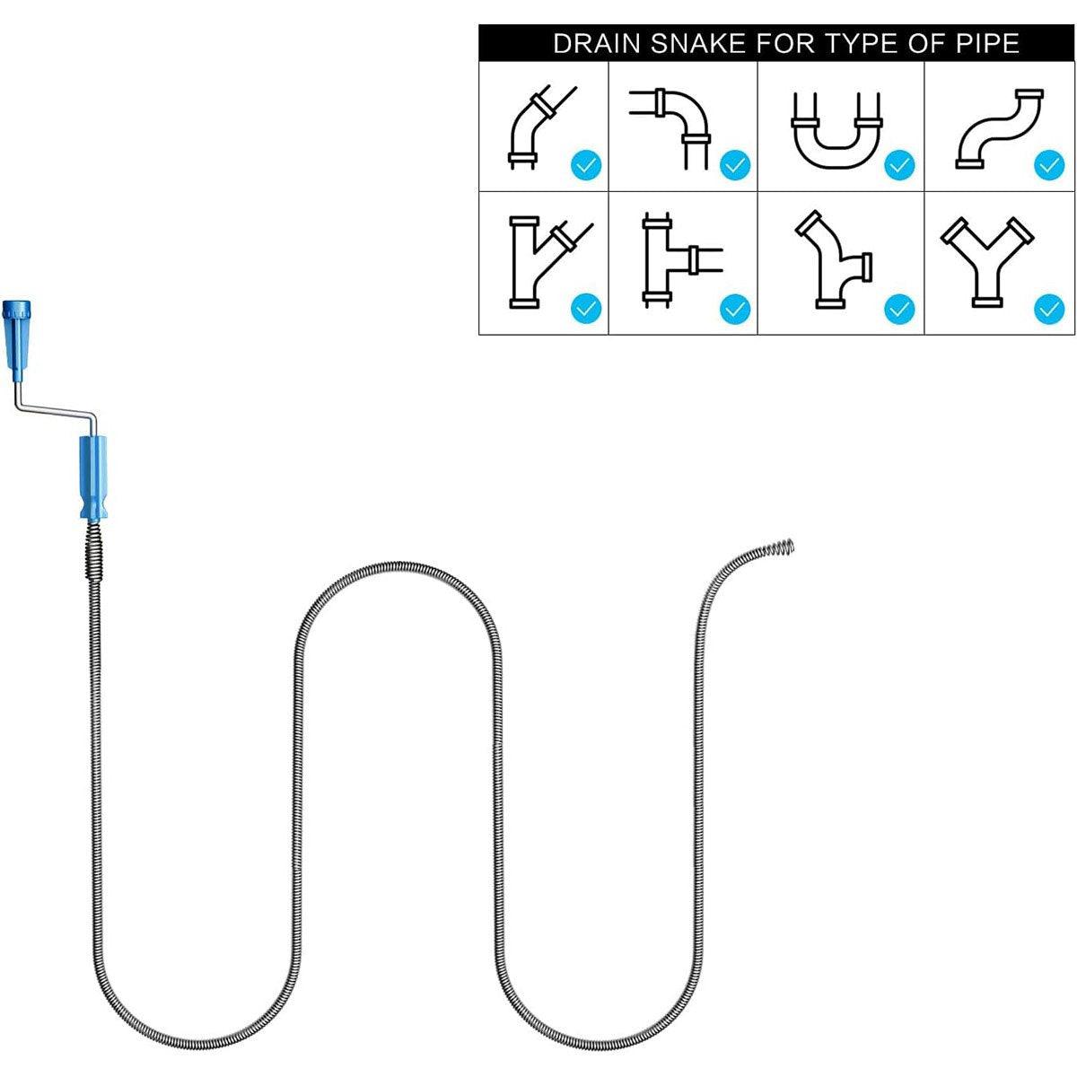 3M Drain Unclogger Multi Functional Pipe Blockage Removal Tool for Plumbing Need