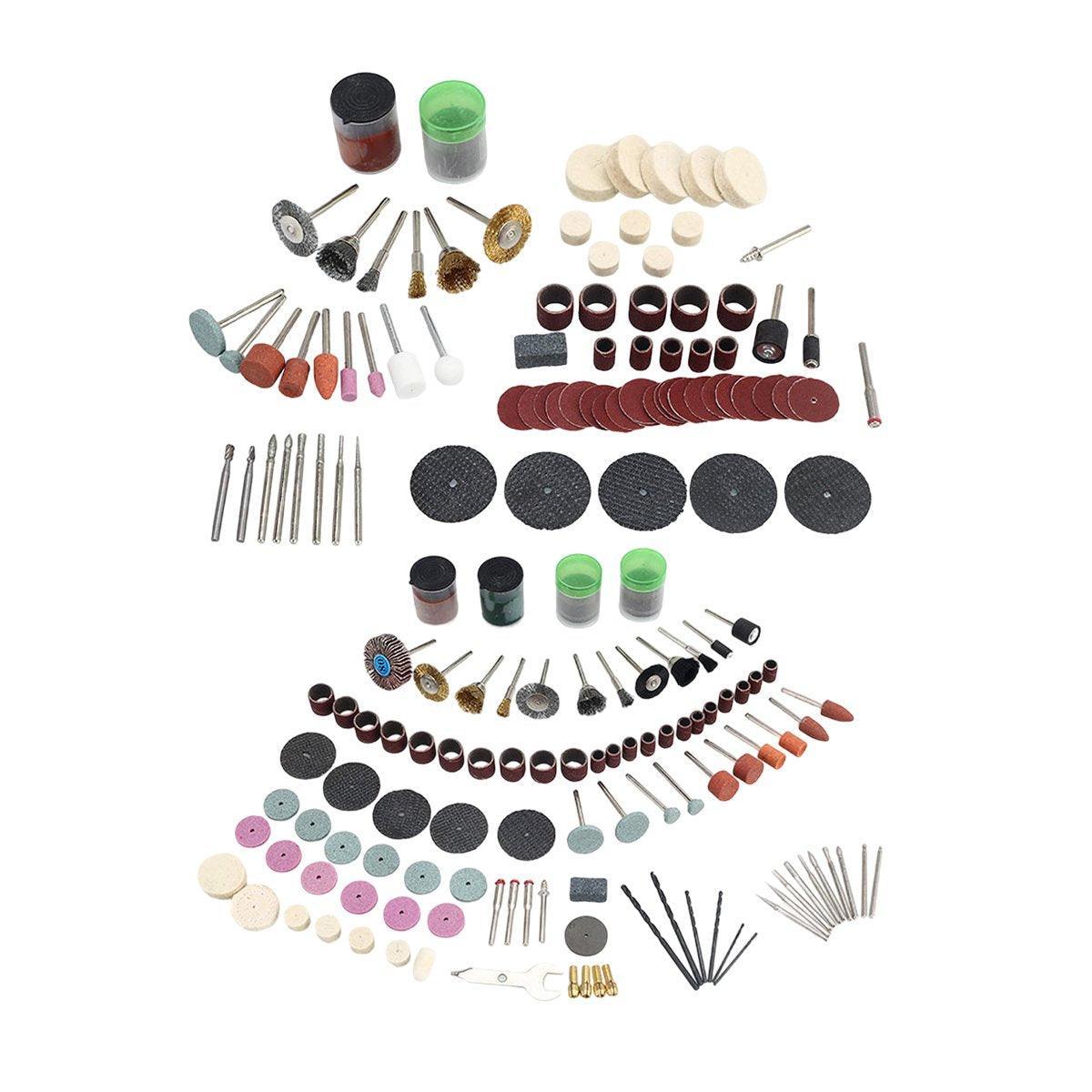 100/147pcs Electric Mill Set Accessories Grinding Cutting Drilling Tool Kit - 100Pcs(Without Grinder Pen)