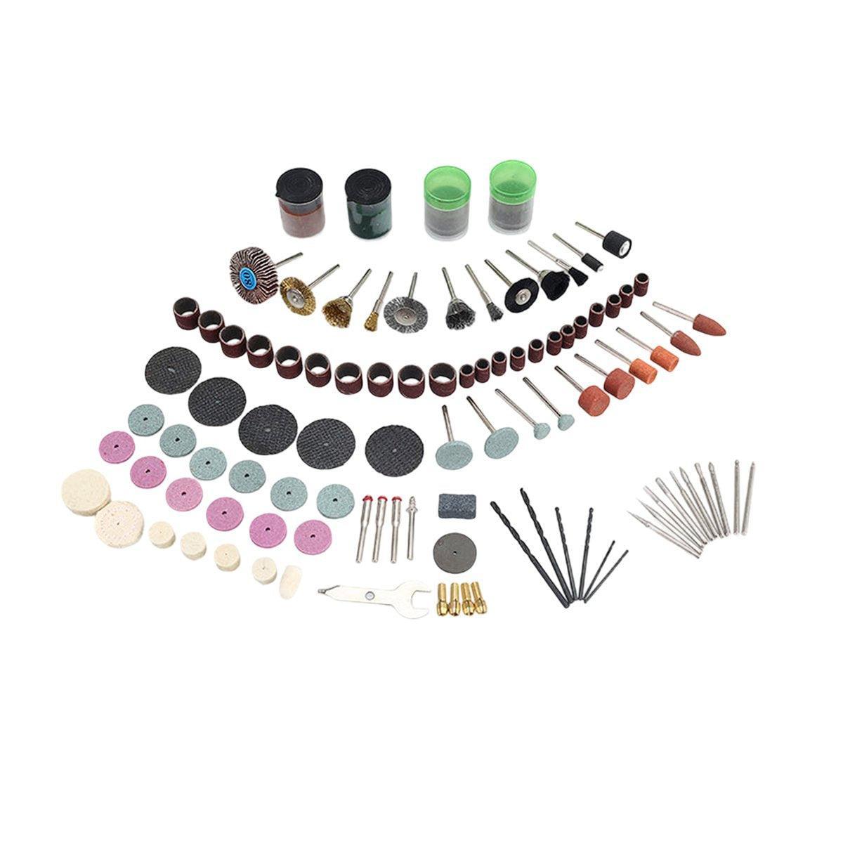 100/147pcs Electric Mill Set Accessories Grinding Cutting Drilling Tool Kit - 147Pcs(Without Grinder Pen)