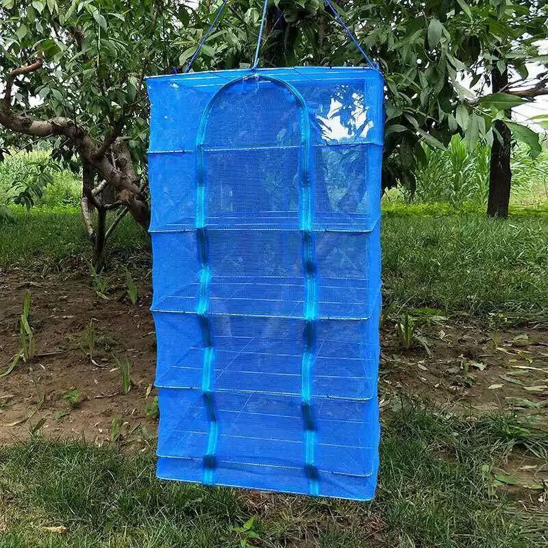 Air Dry Drying Net Vegetable Dehydrator Fruit Meat Fishing Jerky Food Beef Fish - 5Tiers