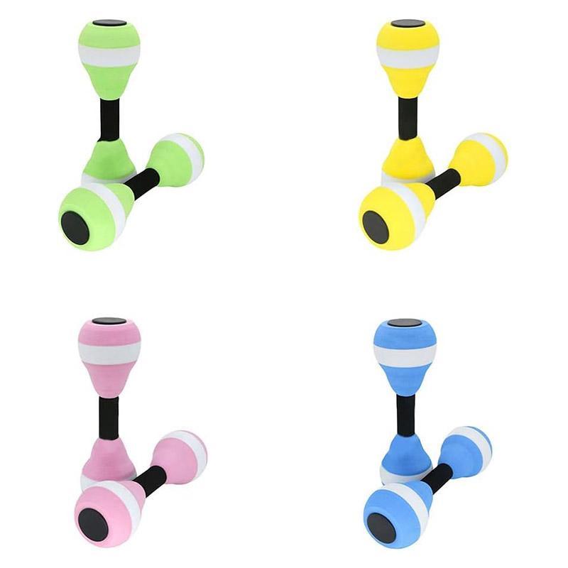 2PCS Arm Buoyancy Rings Dumbbell Style Float Set for Water Activities and Fun - Blue