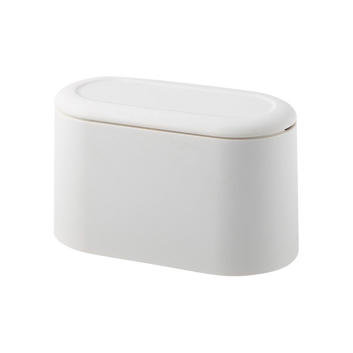 Desktop Wastebasket Organizer Small Trash Bin Compact Wastebasket for Office Use