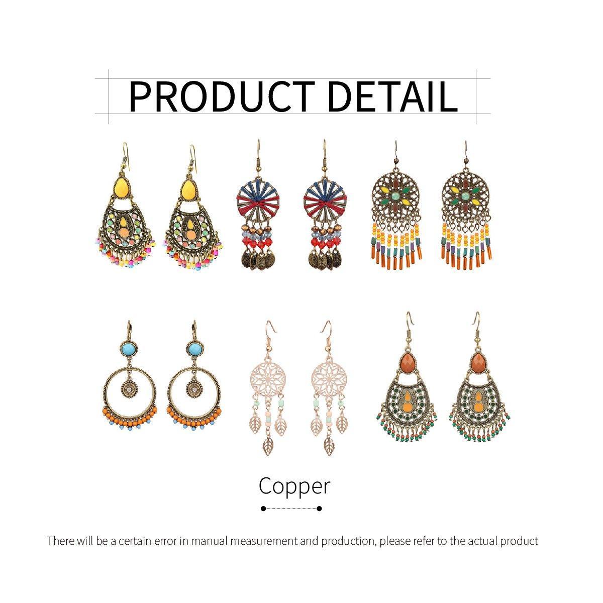 Retro Court Style Geometric Leaf Earrings Elegant Vintage Jewelry for Women Gift - 1